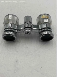 Uni-Scope Silver 2x Anti-Reflection Coating Opera Glasses Binoculars In Case - Picture 1 of 6