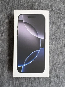 Apple iPhone 16 Pro 5G Smartphone 128GB - BLACK Titanium NEW sealed RRP £949.00 - Picture 1 of 2