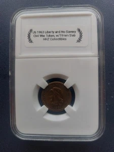 1863, BÜRGERKRIEGSMARKE, FREIHEIT & KEINE SKLAVEREI - Bild 1 von 10