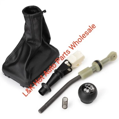 Palanca de cambios de 5 velocidades con forro y perilla para Chevrolet Chevy 1.6 1996-2012 93382834 Foto 1 de 4