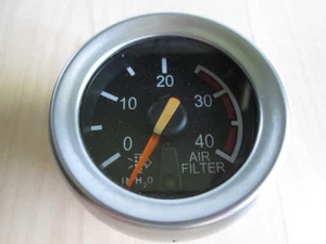 Peterbilt 387 Q43-6013-016E Air Filter Restriction Gauge 0-40 In H2O #M260RS - Picture 1 of 7