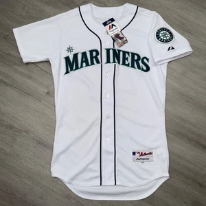 Seattle Mariners Authentic Majestic Jersey 40 Medium Vintage M’s MLB - Picture 1 of 5