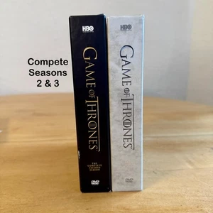 Game of Thrones – Complete Seasons 2 & 3 DVD Box Sets (HBO) – Widescreen - Picture 1 of 12