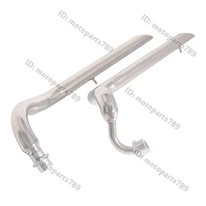 For Yamaha V Star 650 XVS650 XVS400 Full System Exhaust Header Link Pipe Slip-on - Picture 1 of 6