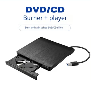 Lecteur CD DVD Externe avec USB 3.0 Type-C Portable DVD/CD+/-RW Lecteur/DVD - Photo 1/12