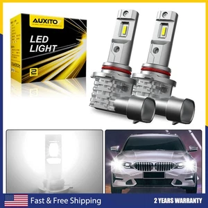 Juego de bombillas LED faros AUXITO 9005 conversión blanco haz alto súper brillante 6500K - Imagen 1 de 11