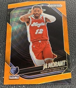 Ja Morant 2024-25 Panini Prizm Black Orange Wave Prizm 30/60 #9 - Picture 1 of 2