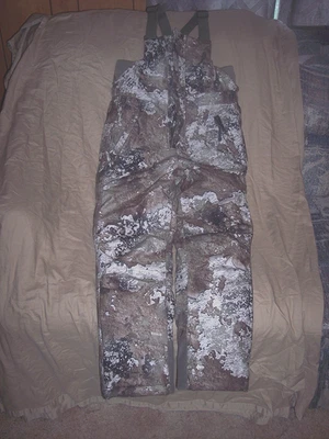 Boys Youth Medium Bib Overalls Kanati Camo Hunting Bibs Waterproof Bib Coveralls - Image 1 of 4