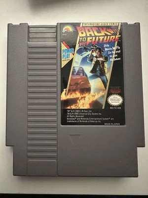 Back to the Future 1989 Nintendo NES Authentic Game Cartridge Tested - Image 1 of 3