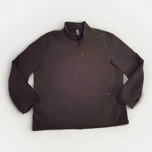 Weatherproof Mens Casual Soft Shell Black Basic Lined Winter Jacket Size 4XLT - Picture 1 of 6
