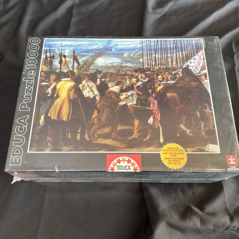 NEW SEALED Educa 10000 Piece Jigsaw Puzzle The Surrender of Breda - Image 1 of 4