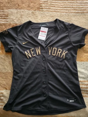 New York Yankees Béisbol 2022 Juego de Estrellas NIKE Mujer L Jersey NUEVO Gris MLB Foto 1 de 4