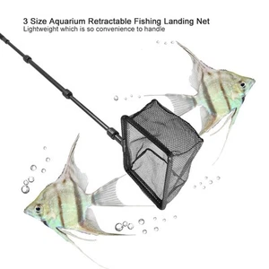 3 Size Fishing Landing Net Exquisite Workmanship Quick Release For Aquarium SEU - Picture 1 of 12