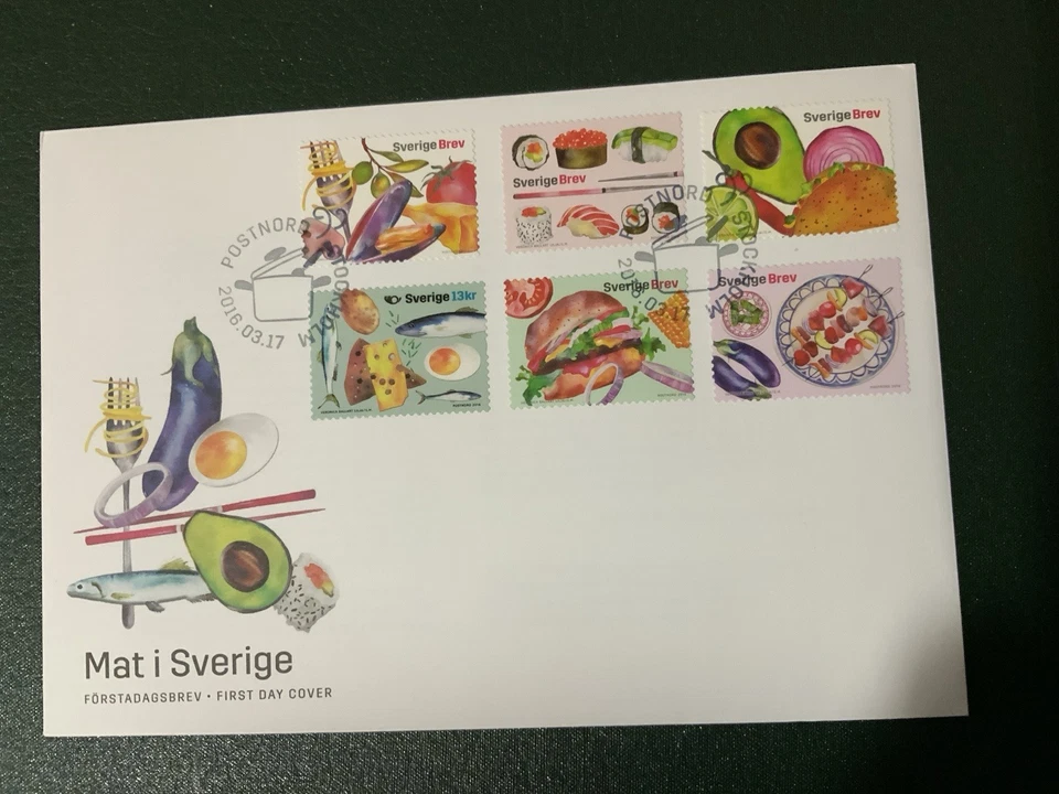 Sweden 2016 #2771,2772a-e International Foods - FDC - Image 1 of 1