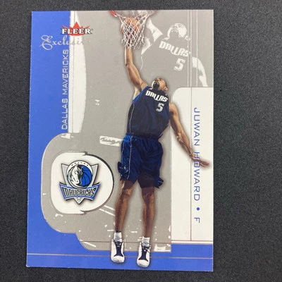 Juwan Howard 2001-02 Fleer Exclusive Card #84 NBA Dallas Mavericks - Image 1 of 2