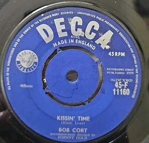 Bob Cort.... Kissin Time/Im Gonna Get Married British Rock n Roll Decca 45 - Picture 1 of 2