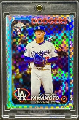 TARJETA DE INVERSIÓN REFRACTOR A CUADROS NOVATO RARO SSP YOSHINOBU YAMAMOTO COMO NUEVA Foto 1 de 2