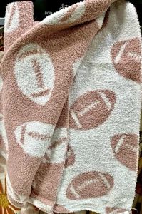 Artisan 34 Feather Knit Football Reversible Throw Mauve Pink NEW For 2025! NWT - Picture 1 of 6