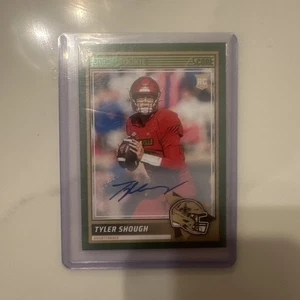 2025 Score Auto Tyler Shough Green RC - Picture 1 of 2