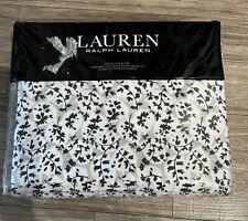 Ralph Lauren EVA queen sheet set NWT white black gray