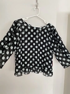 Alannah Hill Blouse Sz 10 Sleeve Detail Chiffon Fabric Has A Matching Skirt BNWT - Picture 1 of 14