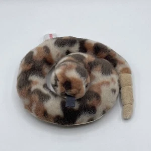 Peluche de serpiente sonajero aurora realista marrón gris peluche sonajeros 6 pulgadas - Imagen 1 de 7