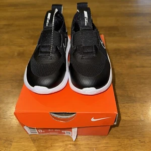 NIKE Flex Plus (TD) Black TODDLER'S SHOES Slip On SIZE 8c CW7430 003 New In Box - Picture 1 of 6