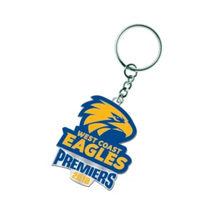 West Coast Eagles AFL Grand Final Premiership 2018 Metal Keyring Engravable - Picture 1 of 1