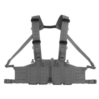 WoSporT Tactical Lightweight SF Style Chest Rig with Magazine Pouch Hunting Camo - Image 1 of 4
