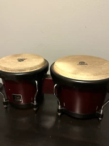 LP Aspire Bongo batteria vintage Sunburst legno batteria a percussione bonghi - Foto 1 di 17