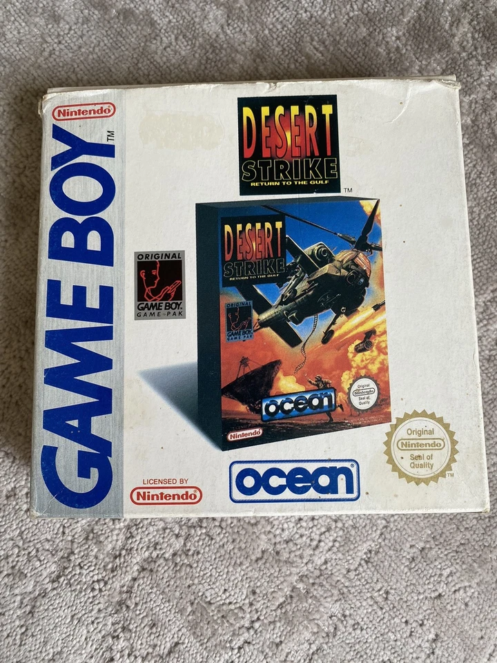 Desert Strike Nintendo Game Boy W/Manual 8 Bit Retro 1994 PWO CIB - Image 1 of 4
