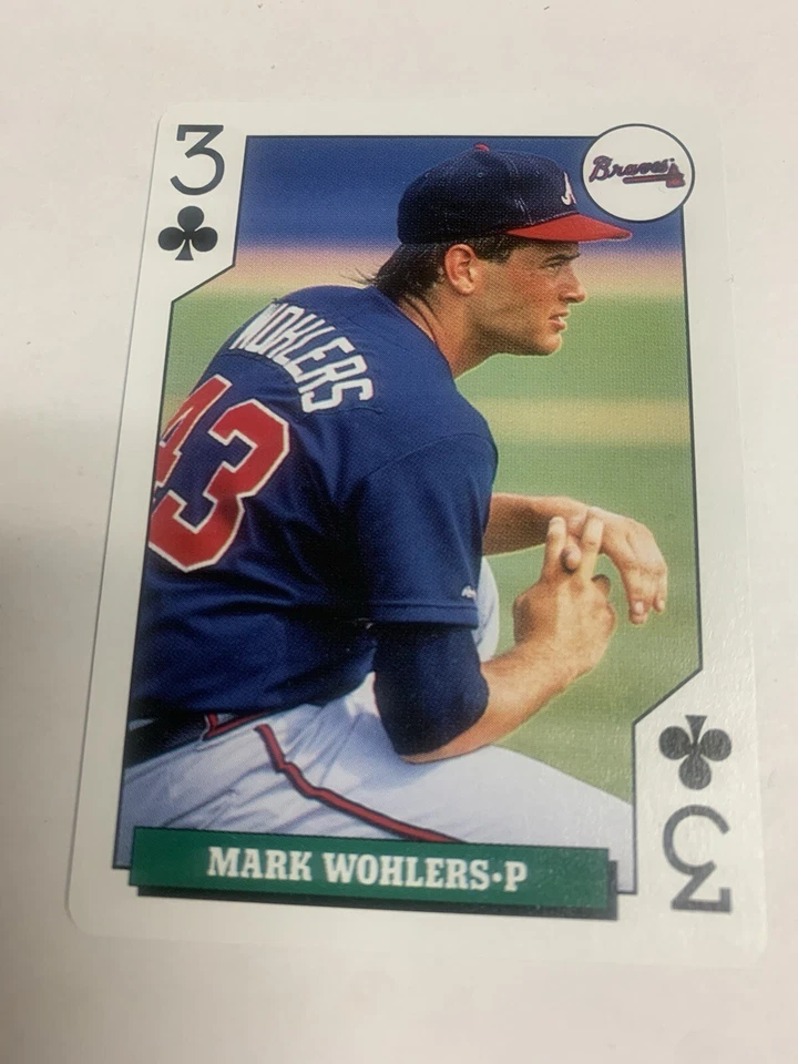 1992 Bicycle Major League Baseball Rookies Mark Wohlers Atlanta Braves  - Image 1 of 1