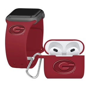 Paquete combinado de manzana Affinity Bands Georgia Bulldogs grabado silicona generación 3 - Imagen 1 de 3