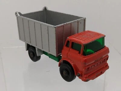 Vtg. 1968 Matchbox/Lesney 26c; GMC Tipper; Red Cab, Green Chassis, Silver Dump, - Image 1 of 4