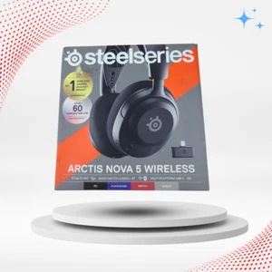 SteelSeries - Arctis Nova 5 Wireless Gaming Headset for PC, PS5, and PS4 - Black - Picture 1 of 6
