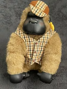 Vintage Magical Murphy Gorilla Plush Toy 1987 S.C.H Banana Earring Waistcoat - Picture 1 of 9