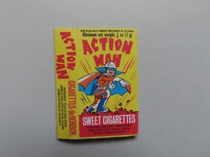 Vintage Primel Konfektionär Action Mann süße Zigaretten Box Verpackung - Bild 1 von 2