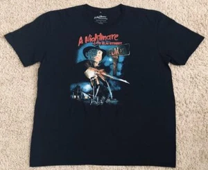 A Nightmare On Elm Street Movie Freddy Krueger Official Black T-Shirt Size XL - Picture 1 of 4