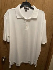 Peter Millar Summer Comfort Polo Golf Shirt XL White - Picture 1 of 7