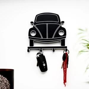 Schlüsselbrett, Schlüsselhalter, Auto, VW, Beetle, Käfer, Geschenk, Versch. Farb - Bild 1 von 4