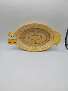 Temp-Tations Ovenware Old World Yellow Cow 1.5 Quart Baking Dish - Picture 1 of 4
