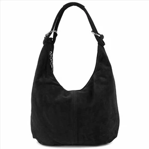 Italy Damen Wildleder Tasche Schultertasche Shopper Handtasche Hobo-Bag NEU - Bild 1 von 1