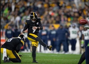 CHRIS BOSWELL PITTSBURGH STEELERS WINNING OT FG GOAL VS SEAHAWKS 10/17/21 8X10 - Picture 1 of 1