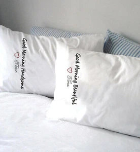 Embroidery Kit ~ Design Works Good Morning Love Pillowcase Set w/Floss #T232171T - Picture 1 of 2