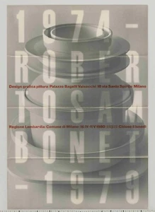 1980 Bruno Monguzzi ROBERTO SAMBONET Design GraficaPittura Studio Boggeri POSTER - Picture 1 of 5