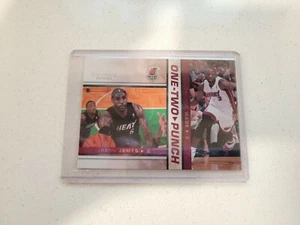 2010 Playoff Contenders Patches One-Two Punch #10 LeBron James/Dwyane Wade FHOF - Picture 1 of 2