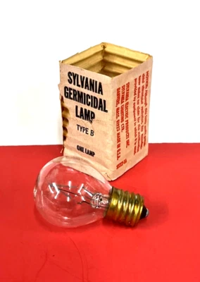 G4S11 GERMICIDAL 4W E17 S11 UVC Lamp Light Bulb STERILIZATION SYLVANIA NEW 20021 - Image 1 of 4