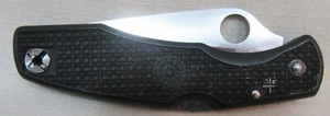 Spyderco Endura  CLIPIT Knife Black (ATS-55) Made In Seki-City Japan - Picture 1 of 6