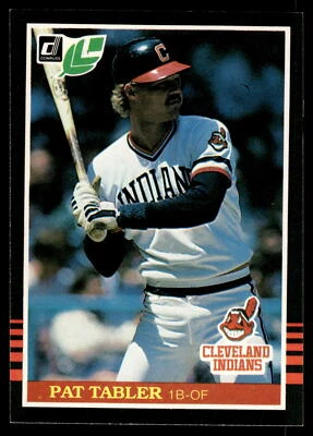 1985 Leaf #76 Pat Tabler - Image 1 of 2