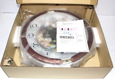 SEIKO Disney Tsum Tsum Analog Automaton Clock FW588B Mickey Minnie From Japan - Image 1 of 4